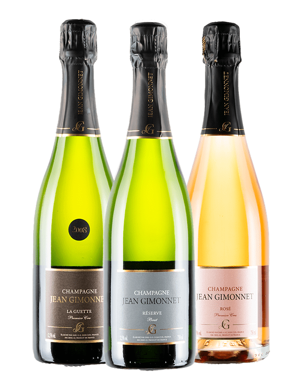 Champagne Jean Gimonnet im 3er Pack (2,25l)